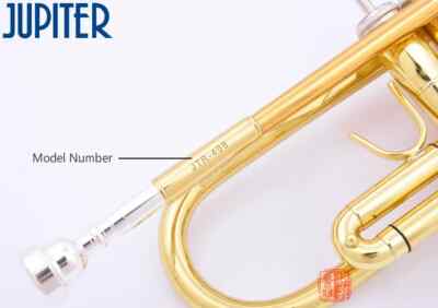 JUPITER JTR-408 Professional Bb Trumpet Brass Gold Lacquer