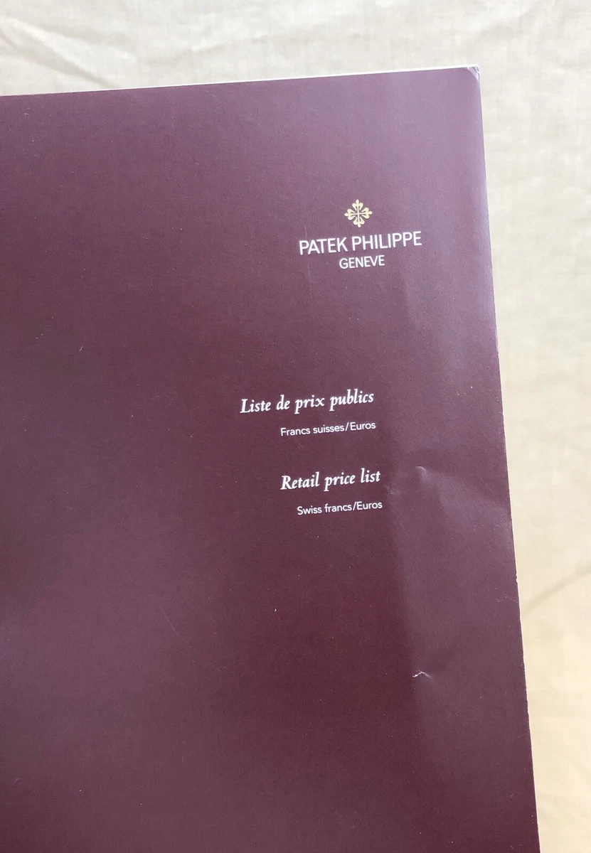 Patek price deals list