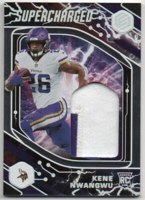 2021 Panini Elements Supercharged Silver Kene Nwangwu RC GU Logo Patch 37/47