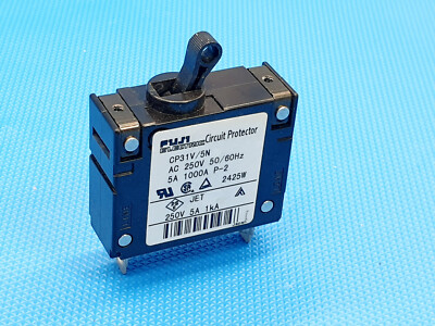 FUJI CIRCUIT PROTECTOR CP31V/5N 1 POLE, 5A AMP