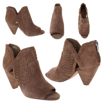 Vince Camuto Ebelin Suede Cone-Heel Shootie 657803-J