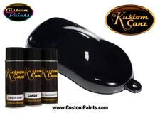 Kustom Canz BLACK CANDY 12 oz AEROSOL CAN KIT Custom Paint, Autopaint, HOK, 