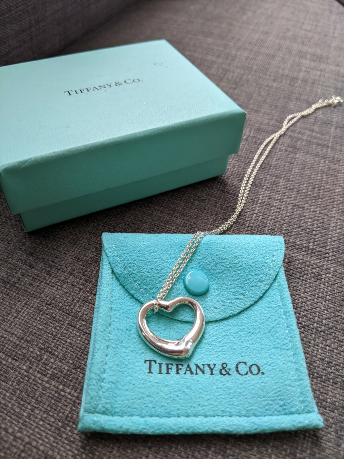 tiffany & co heart necklace