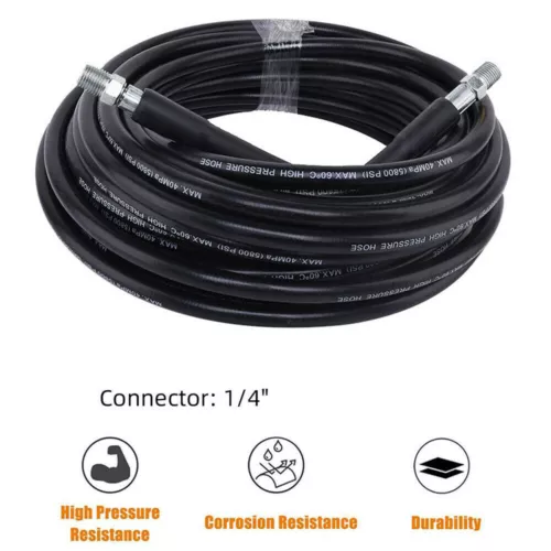 30M Sewer Jetter Kit for Pressure Washer Cleaner Hose 5800PSI NPT 1/4" Hose - Picture 10 of 11