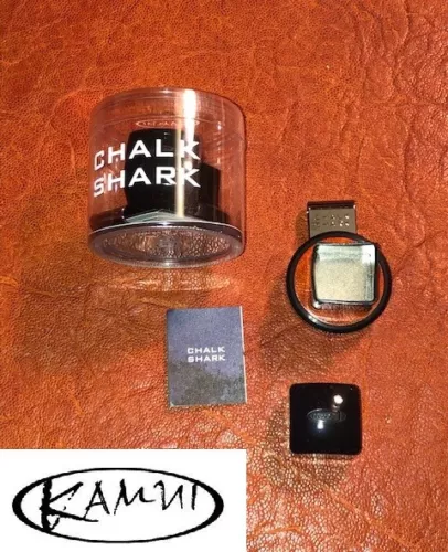 Kamui Square Chalk Shark - Brown - Magnetic Chalk Holder - FREE US SHIPPING 