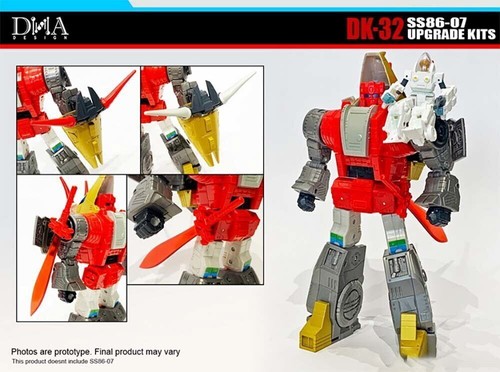 New DNA Design DK-32 DK32 Upgrade Kit for SS86-07 Dinobot Slug - Picture 11 of 12