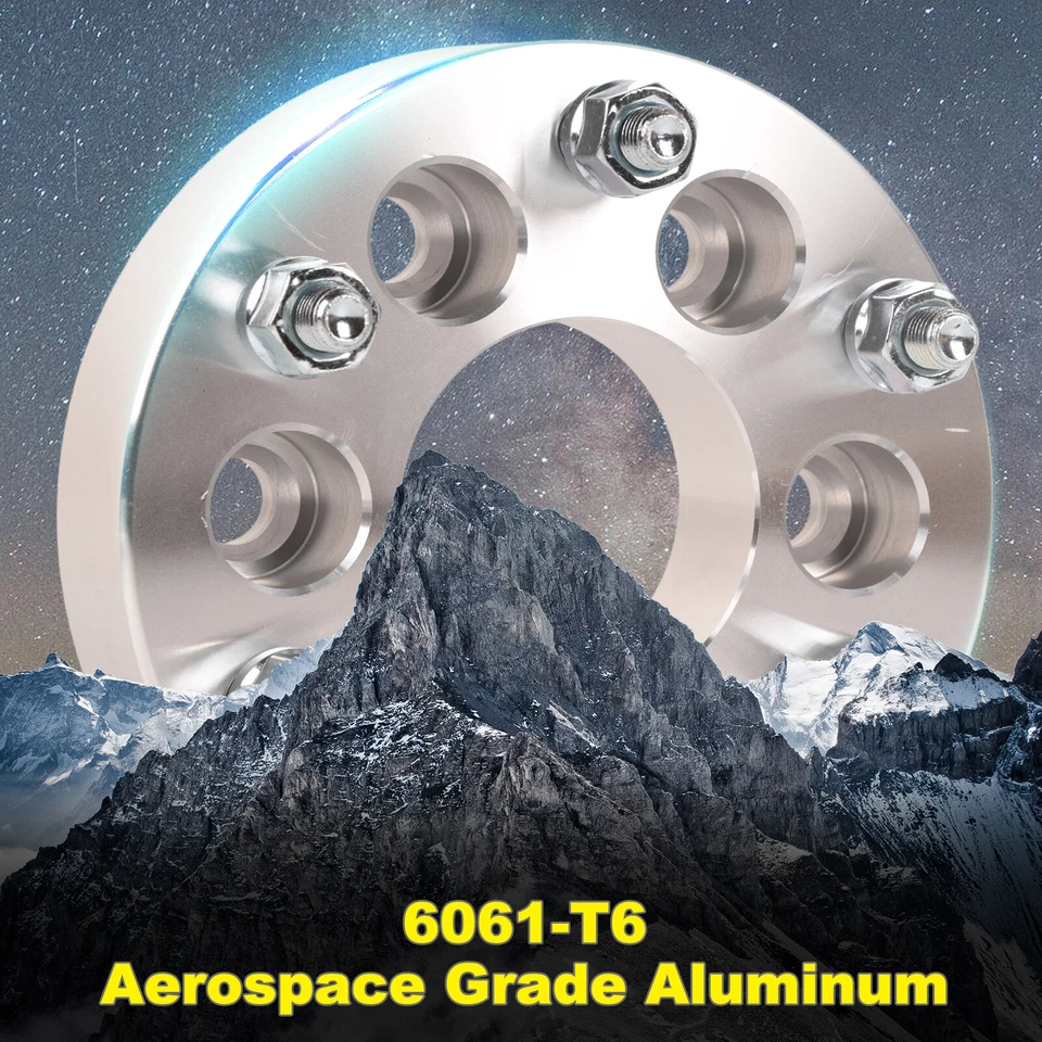 Espaciador adaptador de rueda 4x 1,5 grueso 6x4,5 a 6x5,5 para Nissan Frontier Pathfinder Foto 3 de 4