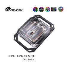 Bykski CPU-XPR-B-M-D, CPU Water Block for AMD Ryzen AM5/AM4, Water Cooling