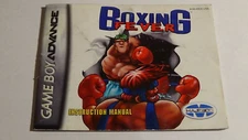 Boxing Fever Nintendo Game Boy Advance Instruction Booklet Manual Only Sports