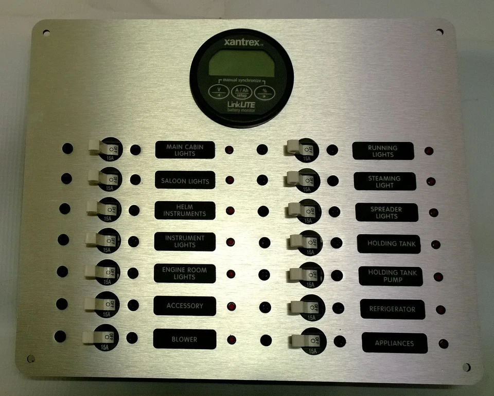 AC Circuit Breaker Panel with AC Multimeter Monitor - Image 2 of 2