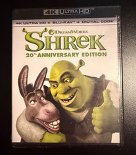 Shrek 20th Anniversary 4K Ultra HD New Sealed Animated Comedy Family