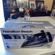 Hamilton Beach Steam Iron for Clothes & Garment Steamer
