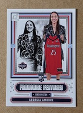 2025 Panini Donruss WNBA Georgia Amoore #20 Franchise Features Rookie Mystics RC
