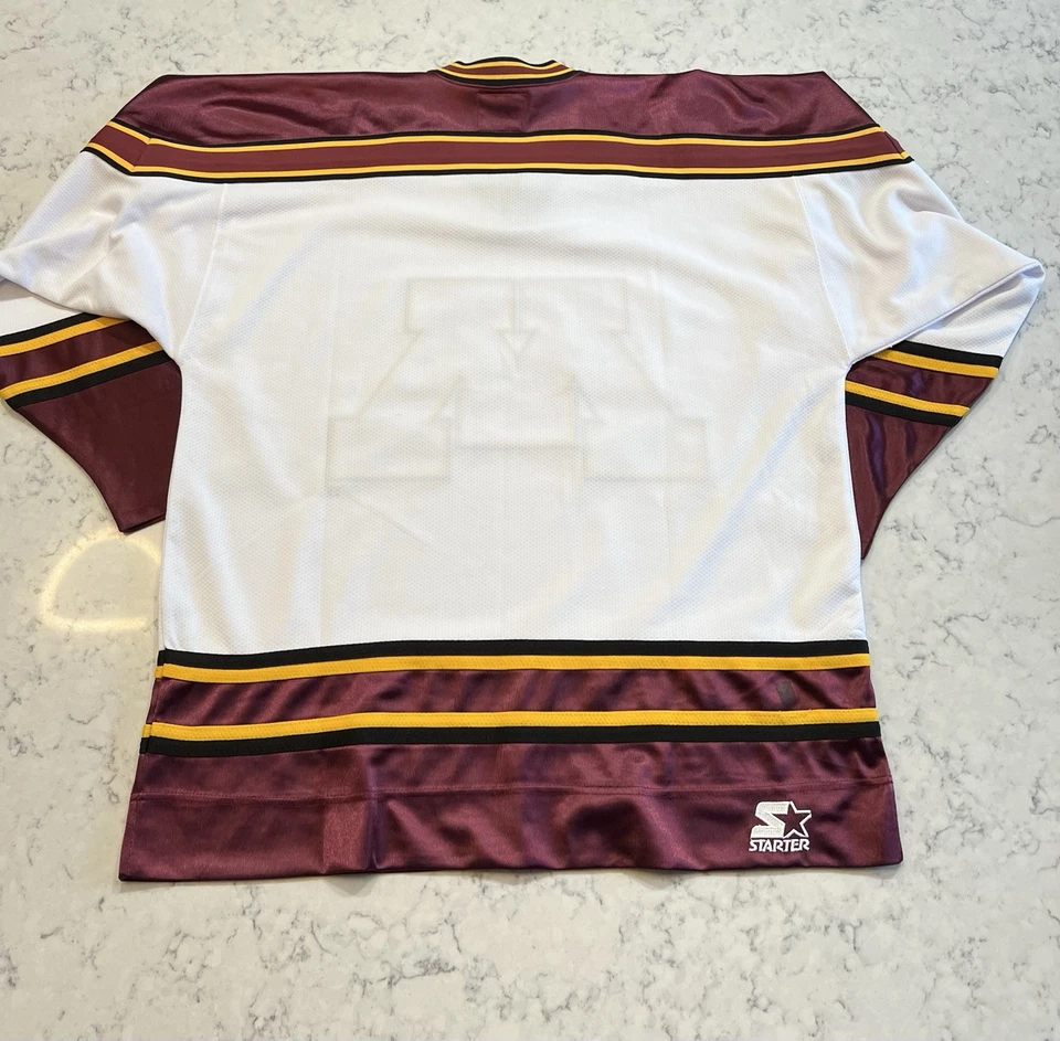 Vintage University Of Minnesota Twin Cities Starter Hockey Jersey Size Large - Image 2 of 4