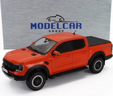 2023 Ford Ranger Raptor Pick-Up Double Cabin Orange in 1:18 scale by MCG