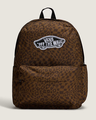 Vans Old Skool H20 Backpack School Travel Bag 22L Dachshund Brown Animal Print