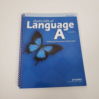 Abeka 4th Grade God's Gift of Language A Answer Key (3rd Edition)
