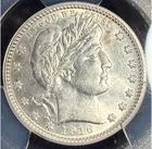 1916-D 25C Barber Quarter PCGS Genuine AU Detail Cleaned Very Sharp Detail Shine