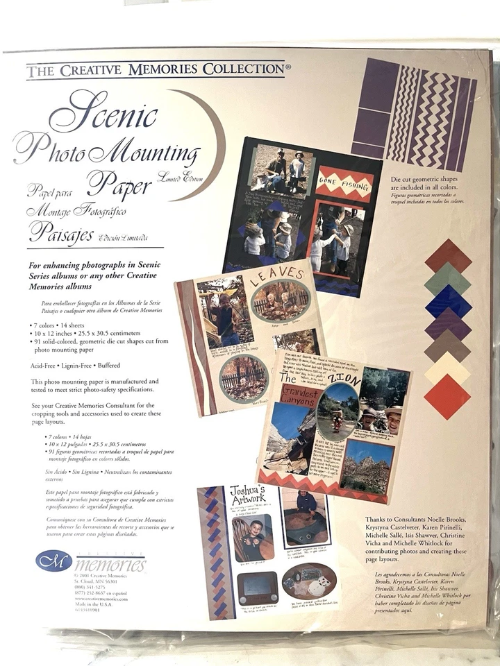 Creative Memories 12 x 12 海军蓝假日/圣诞节专辑 带页以上! — 第 4/4 张图片