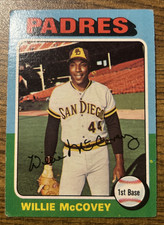 1975 Topps baseball card Willie McCovey 450 San Diego EX