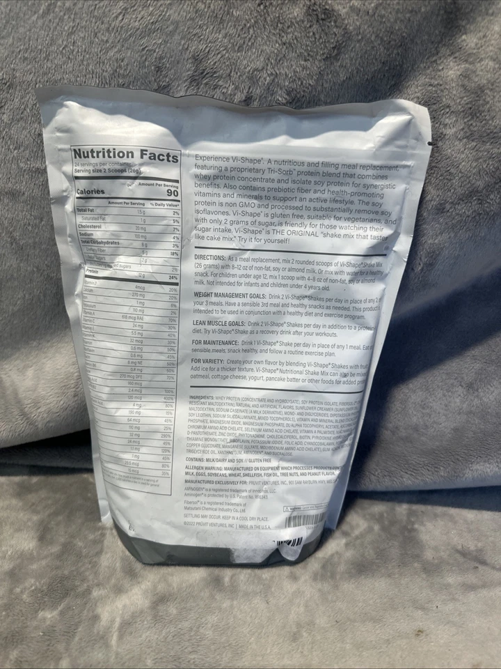 Mezcla de batido nutricional original Vi Shape sabor crema dulce | 22 oz (1 bolsa) Foto 2 de 2