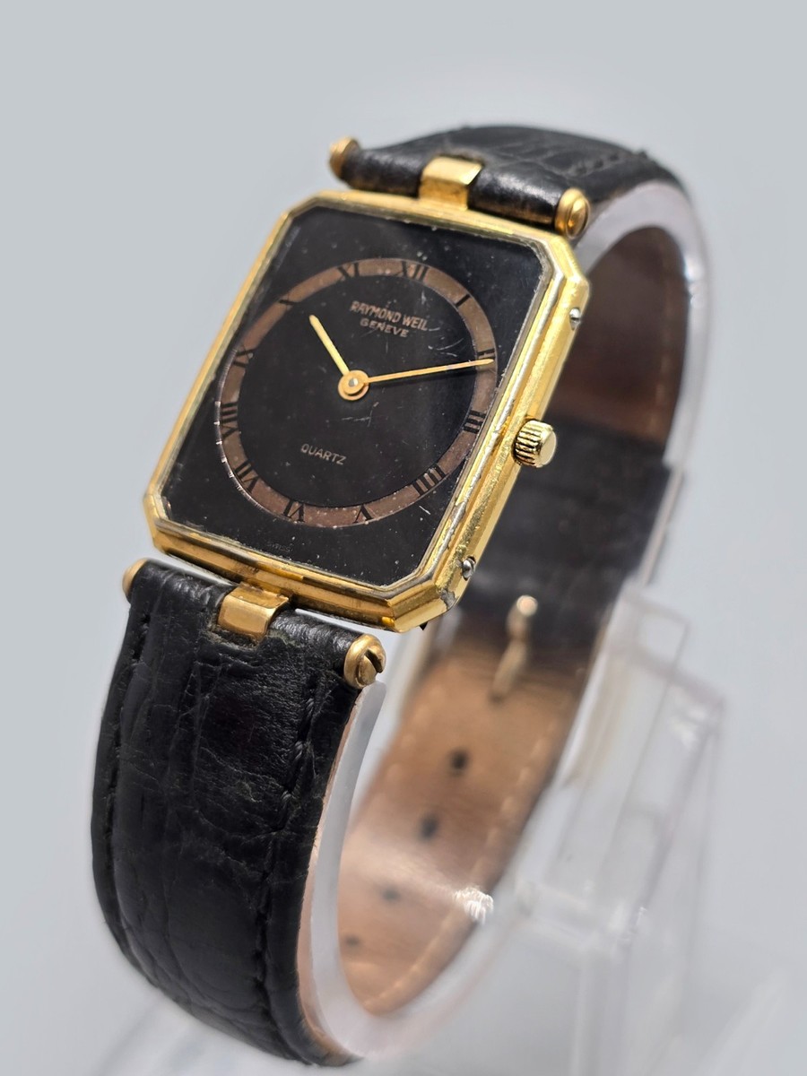 Raymond Weil Geneve 9104 Quartz 18k Gold Electroplated 25mm Watch