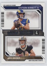 2023 Panini Contenders Round Numbers Jake Haener Stetson Bennett IV #20 1g2w