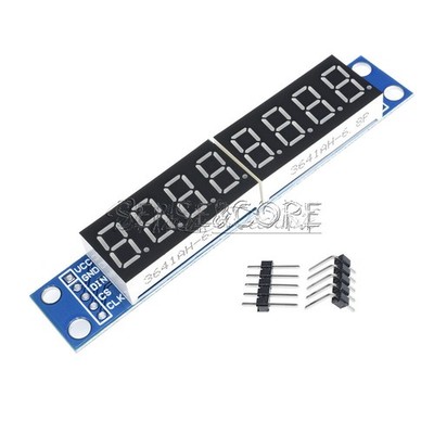 MAX7219 8 Digit Red LED Digital Display Module Board for Arduino Raspberry Pi