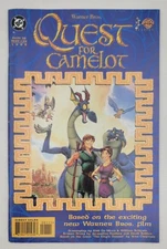 Quest For Camelot Comic Book 1998 DC Warner Bros. Bag and Boarded