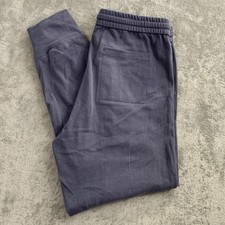 Barefoot Dreams Brushed Jersey Jogger Sweatpants Womens Large Blue Loungewear