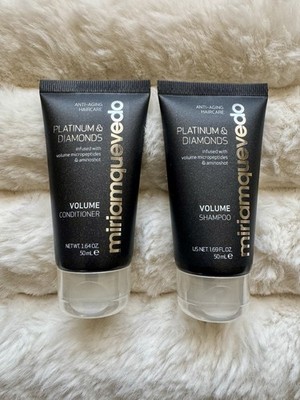 Miriam Quevedo Volume Shampoo & Conditioner Platinum & Diamonds * 1.69 oz each