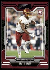 2021 Panini Playbook #147 Jamin Davis Washington Football Team Rookie