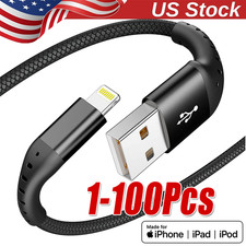 Fast Charger Cable Heavy Duty For iPhone 13 12 11 X XR 8 Charging Cord Wholesale