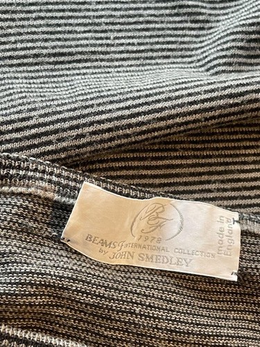 BEAMS F by JOHN SMEDLEY Cotton Knit Sweater