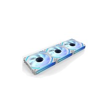 Ultra-Quiet 120mm RGB Cooling Fans - Stunning Infinity Design, 3 Count