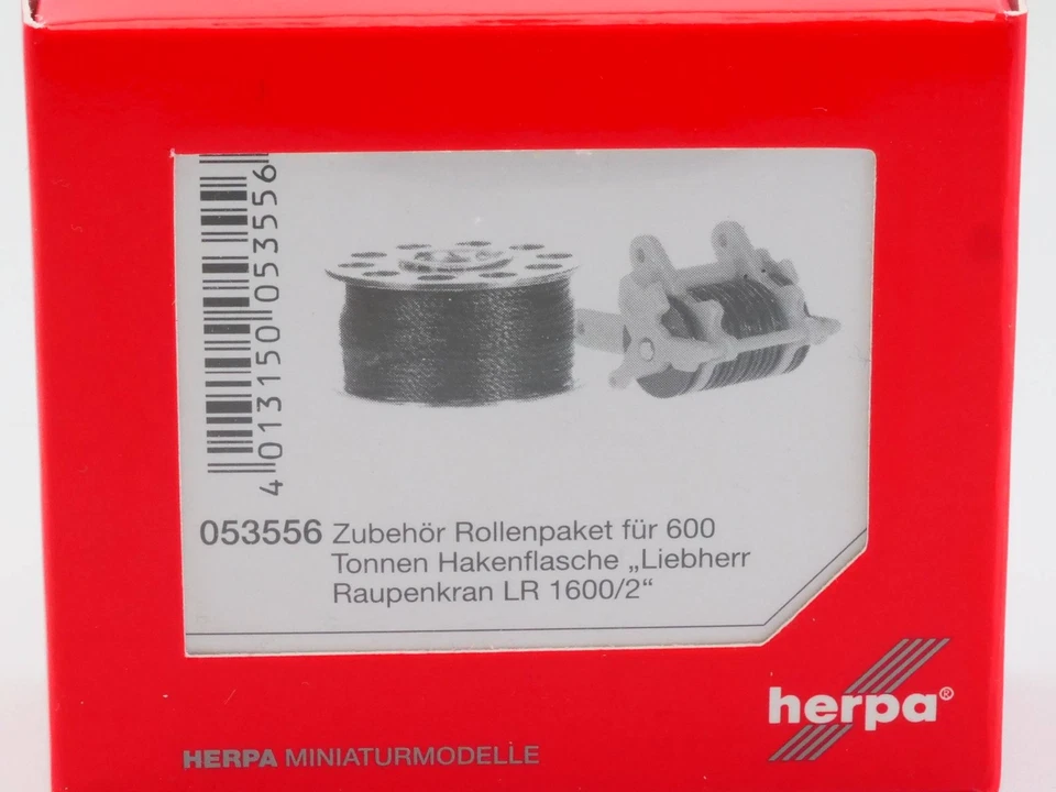 Herpa 053556 Zubehör Rollenpaket Liebherr Raupenkran LR 1600 OVP 1705-03-13 - Bild 1 von 2