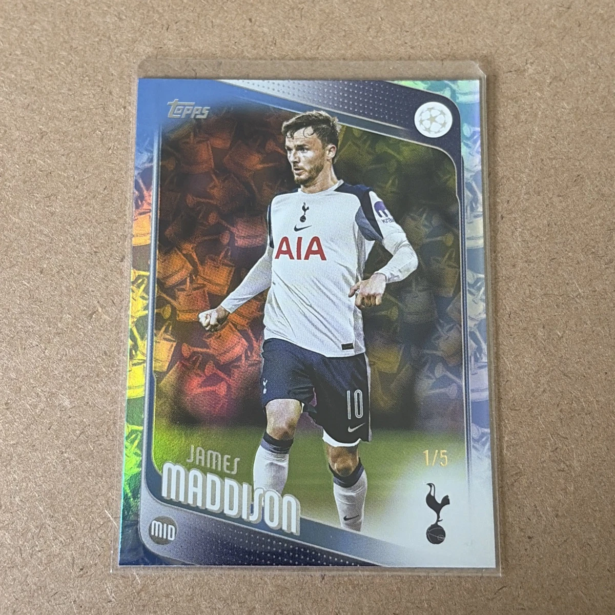 ジェームズ マディソン Panini Prizm 25枚限定 鑑定済 James Maddison