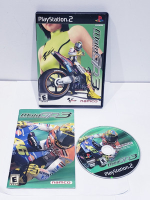 Moto GP 3 PS2 (Sony PlayStation 2, 2003) With Manual TESTED