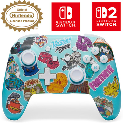 Nintendo Switch Controller Gamepad für 1 und 2 original Fortnite von POWERA NEU
