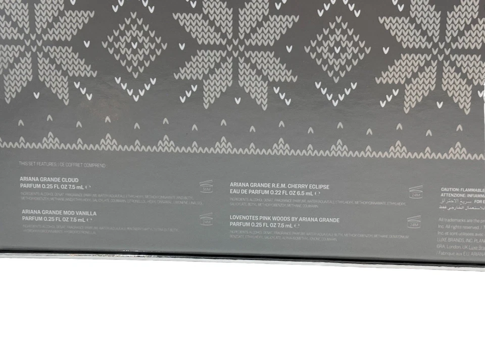 Набор из 4 предметов Ariana Grande Lovenotes Cherry MOD Cloud Mini Holiday Edition 2025 - Изображение 3 из 4