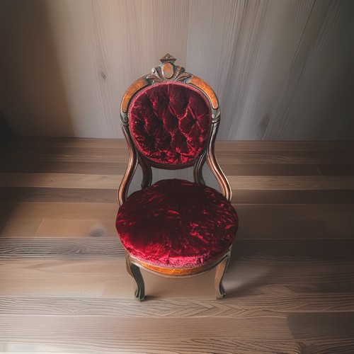 4 Victorian Side/Slipper Chairs