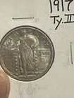 1917 Standing Liberty Quarter Type 2 Very Sharp Details Nice Coin Pick Up