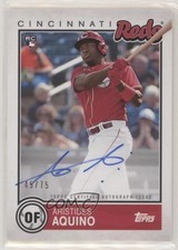 2020 Topps Brooklyn Collection 45/75 Aristides Aquino #BKA-AQQ Auto 0eo6