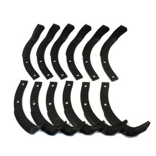 Twelve 12 Tiller Tines Fits Honda Rototiller Cultivators Fr500 Fr500k1 Fr700