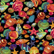 Shell Fabric Seashells 100 Cotton From Springs Creative