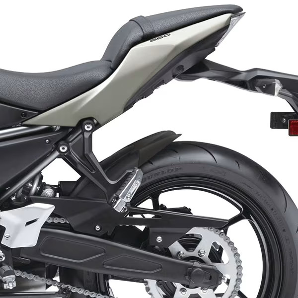 Pyramid Plastics Hugger Extension Motorcycle Black - Kawasaki Z650