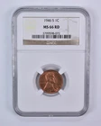 1946-S Lincoln Wheat Cent MS66 RD NGC Brown Label