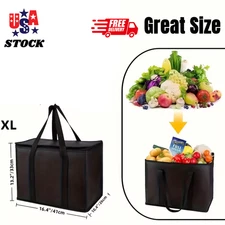 Commercial Insulated Meal Delivery Bag Large-Capacity PET Pizza Bag