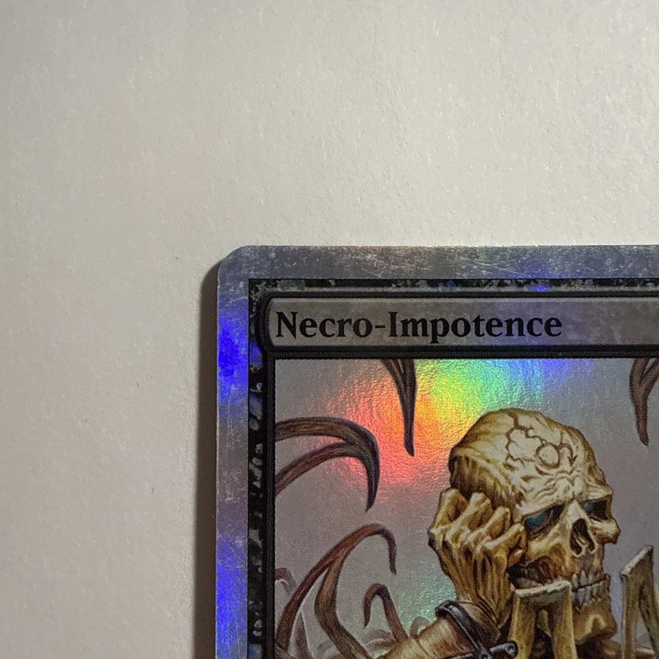 MTG - Necro-Impotence Unhinged Foil - Image 2 of 4