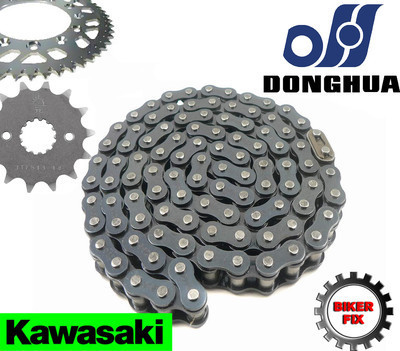 PASST FÜR Kawasaki Z440 C1/2 Fine Spline 80-81 Heavy Duty O-Ring Kette und Ritzel K